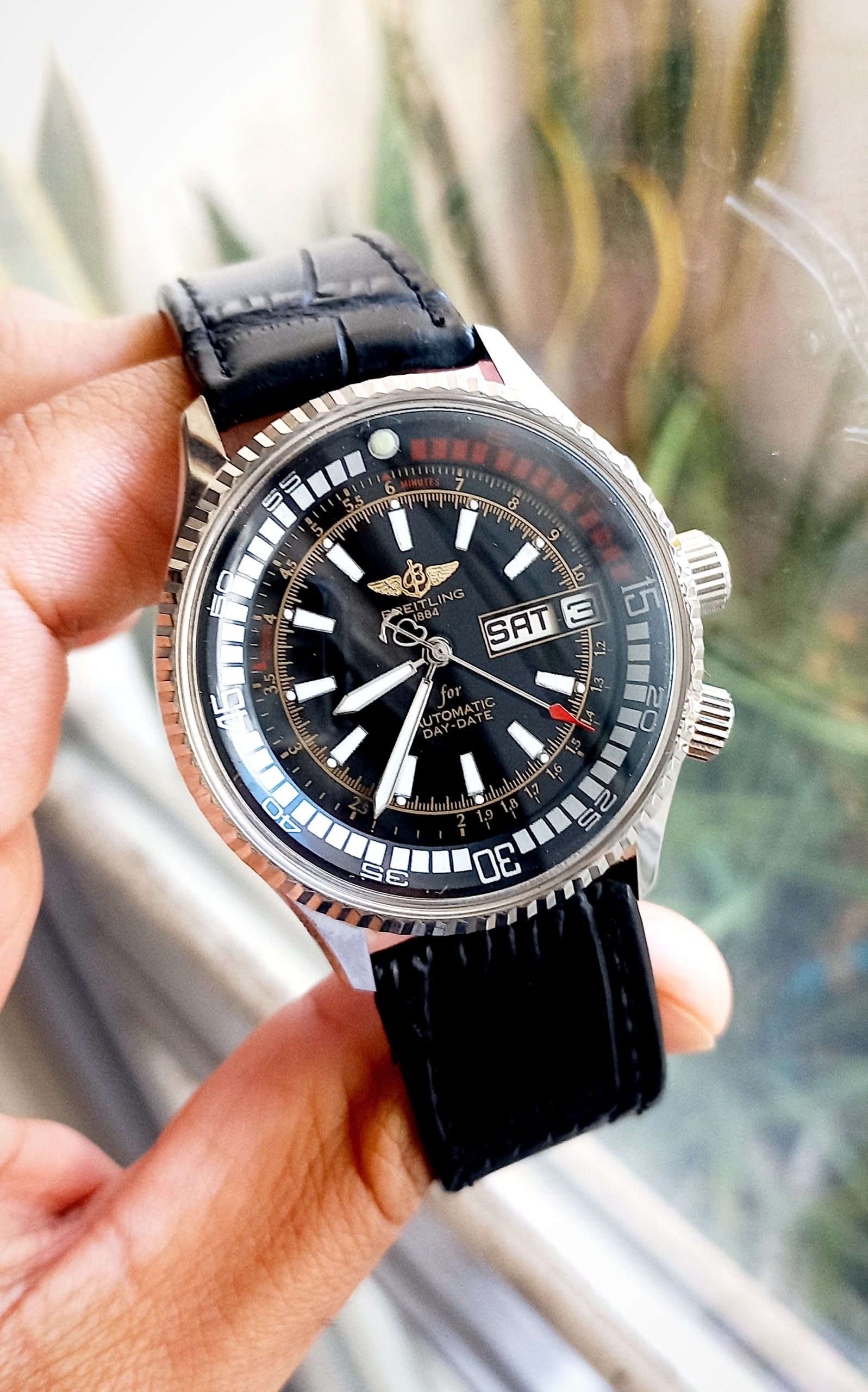 ساعت خلبانی اتوماتیک نبضی کوکی برایتلینگ breitling