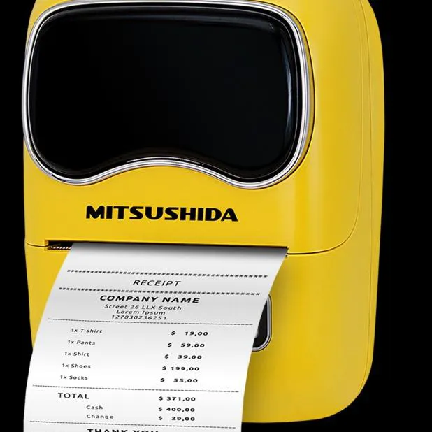 فیش و لیبل پرینتر حرارتی Mitsushida مدل KC-P202A