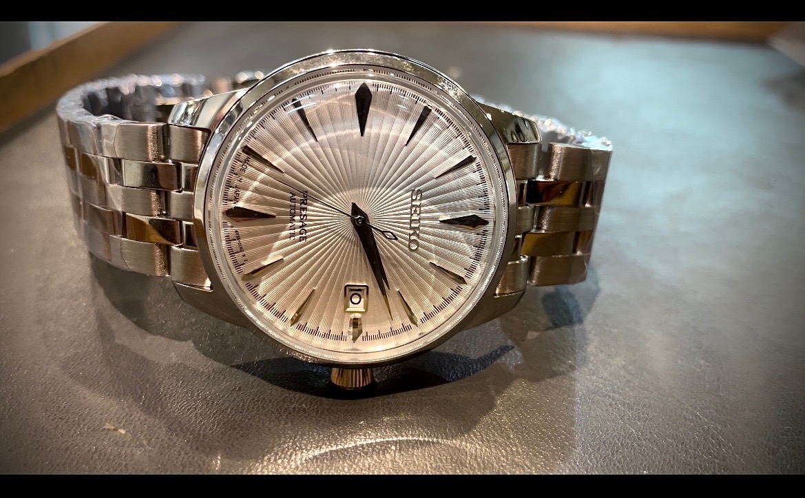 ساعت اتوماتیک سیکو پرساژ صفحه سفید