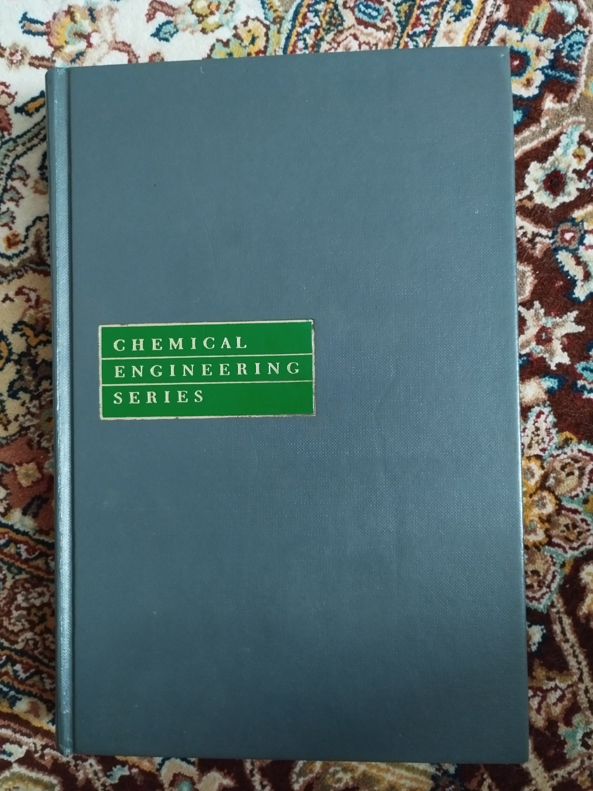CHEMICAL ENGINEERING SERIES اورجینال