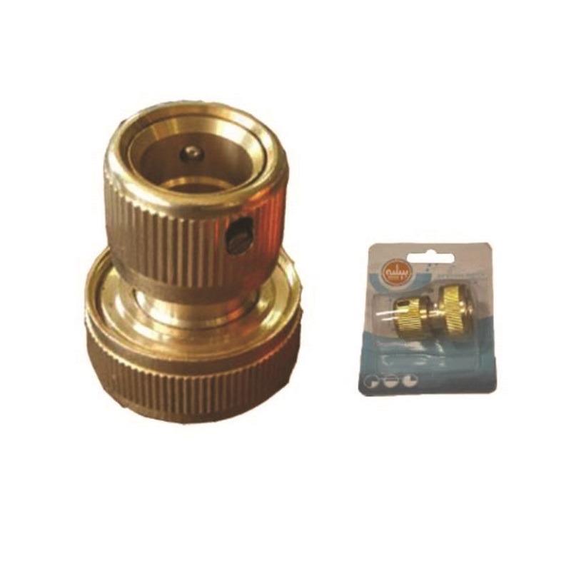 کوپلینگ برنجی سوپاپ دار گری 3٫4 اینچ