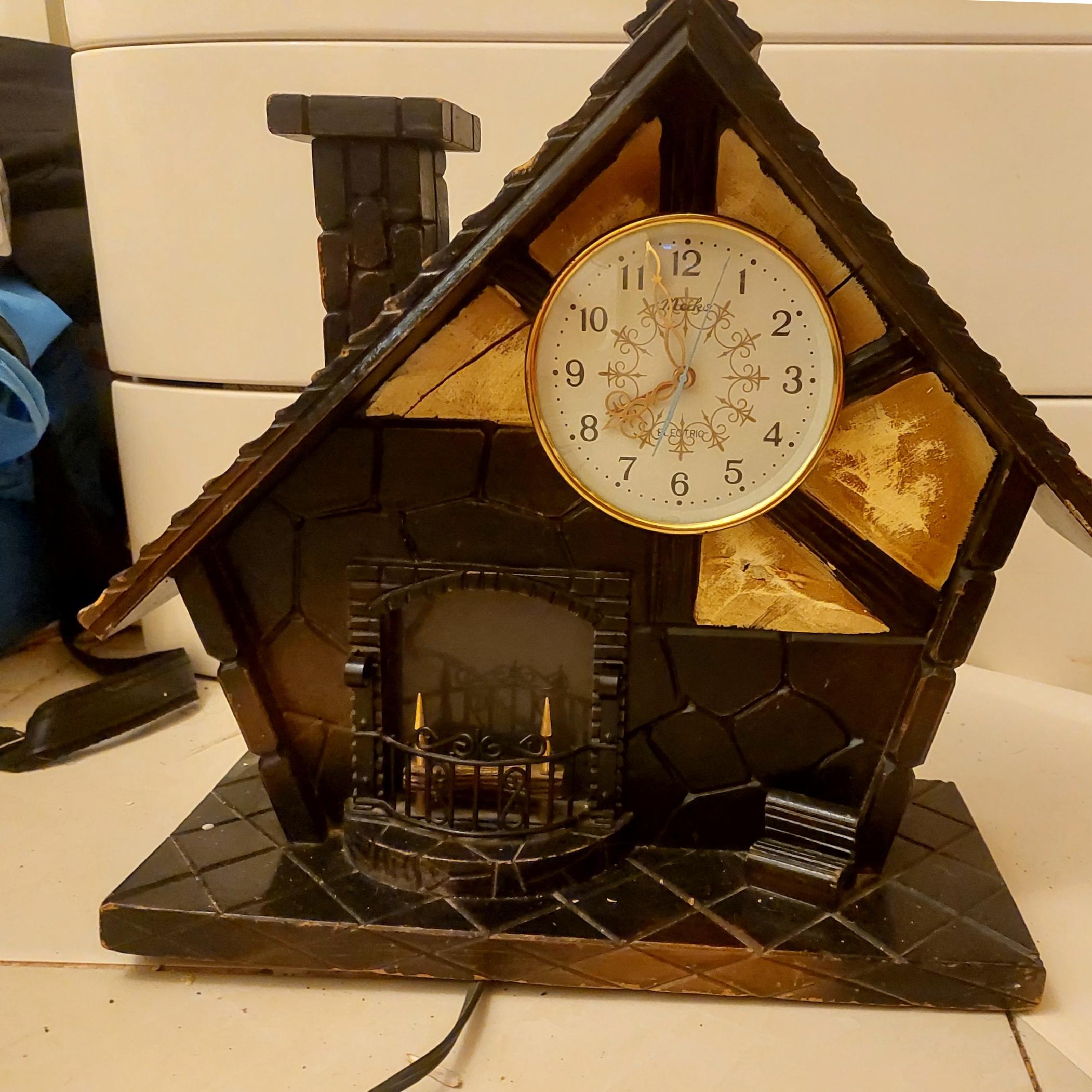 ساعت مدل شومینه