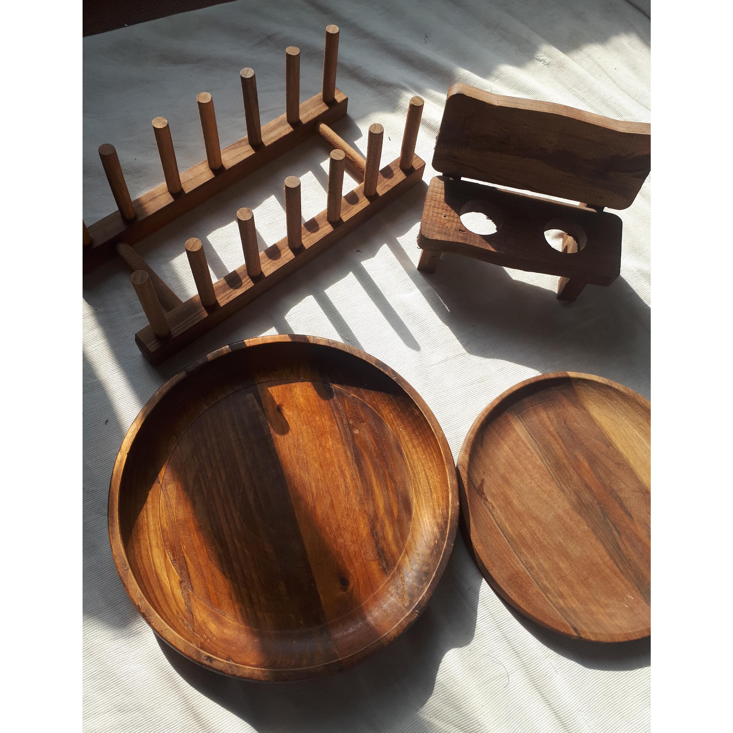 ست ظروف چوبی