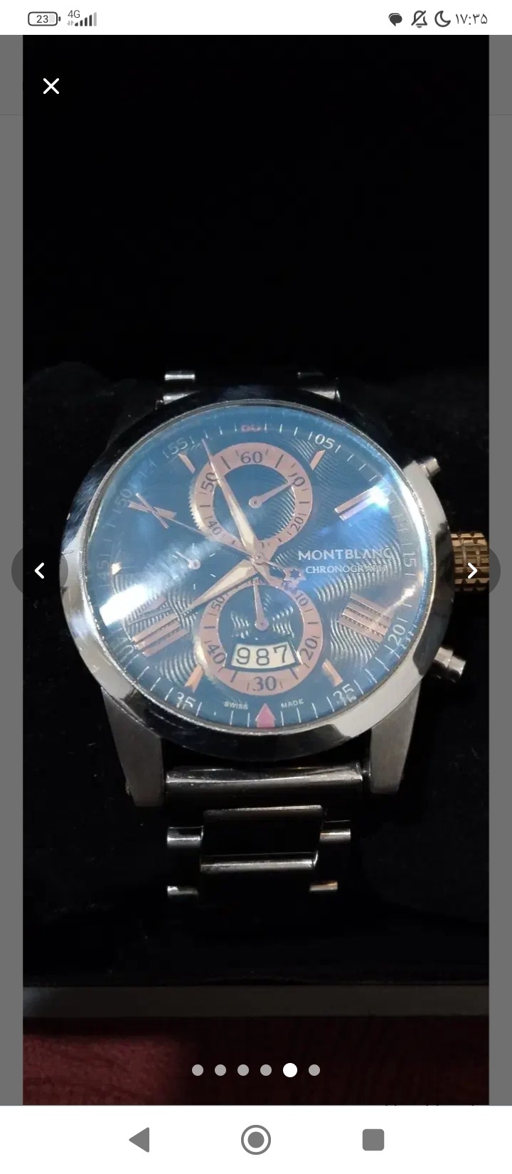 ساعت مچی مردانه مونتبلانک اصل