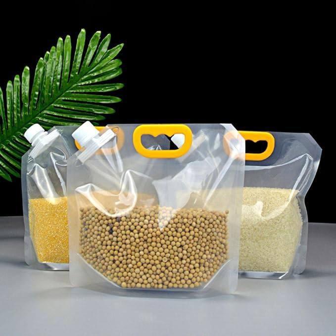 کیسه درب دار و دسته دار یک و نیم لیتری