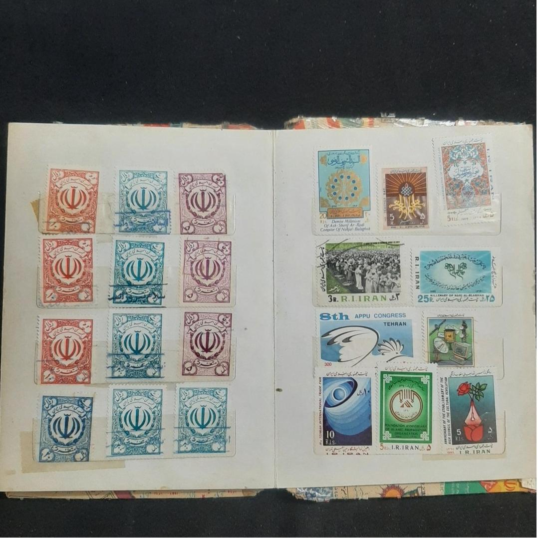 آلبوم تمبر از 1330 تا 1365 در 110عدد