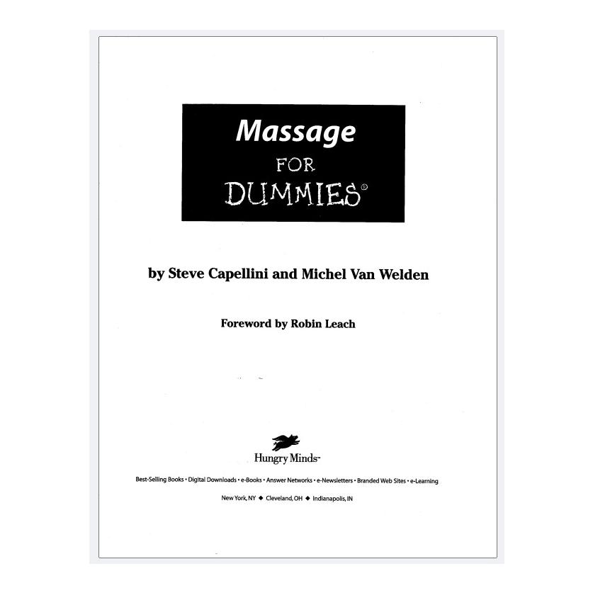 دانلود کتاب ماساژ Massage for Dummies نسخه PDF