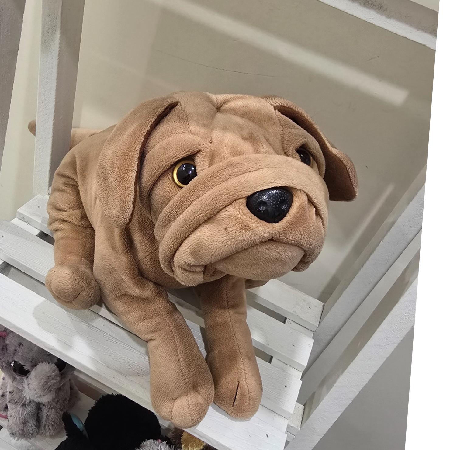 عروسک سگ قهوه ای