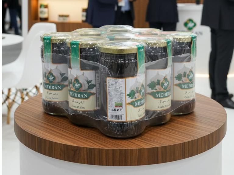 ترشی سیرگل مهران700گرم-بسته 12عددی