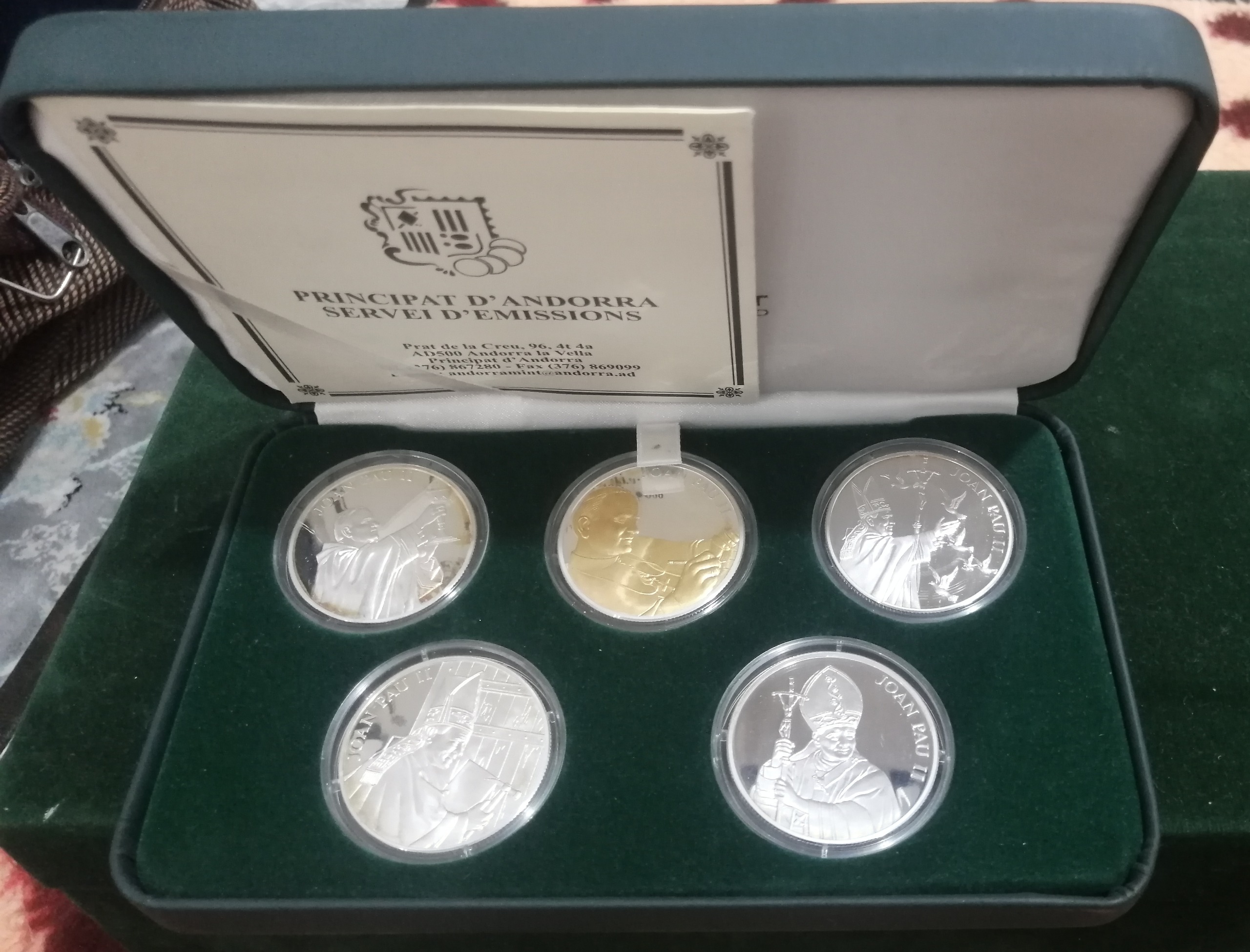 سکه 5 عددی پاپ ژان پل دوم