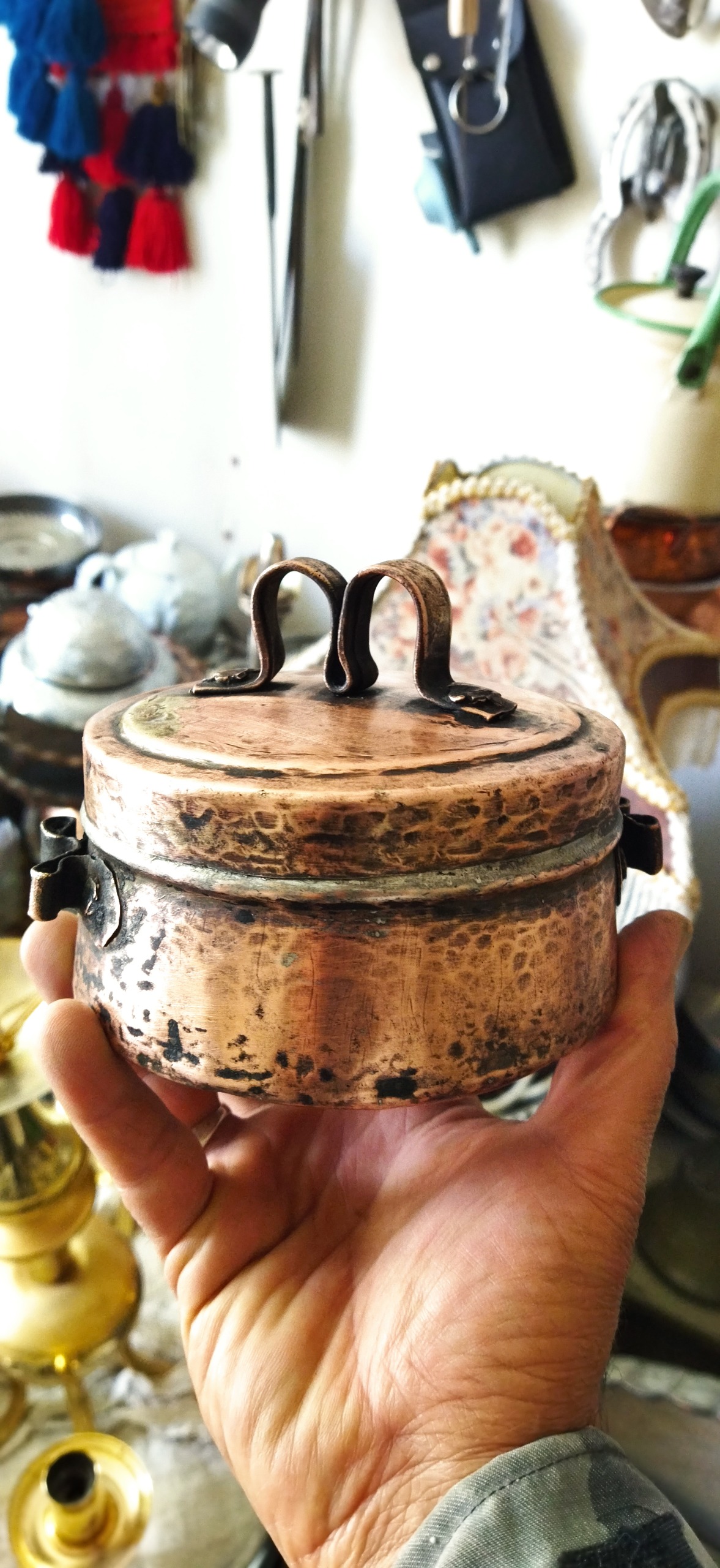 قابلمه نوزاد مسی قاجاری