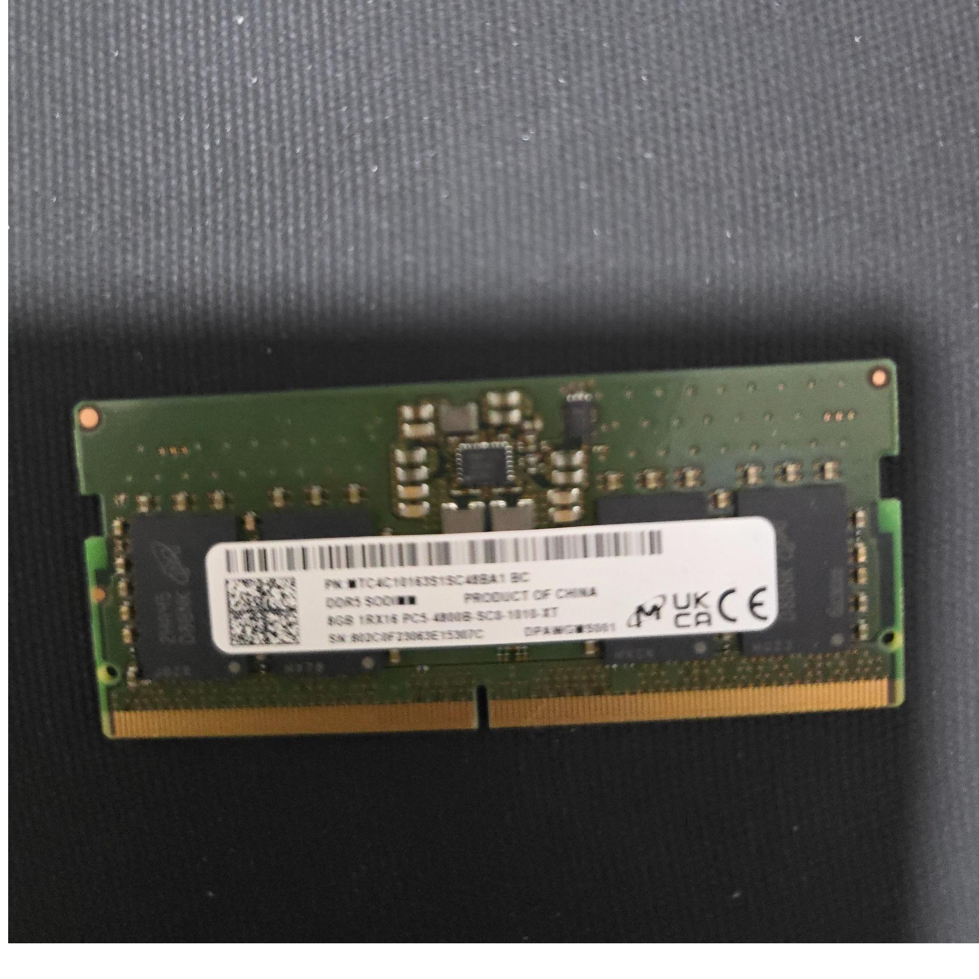 رم لپ تاپ 8GB DDR5 4800MHz میکرون