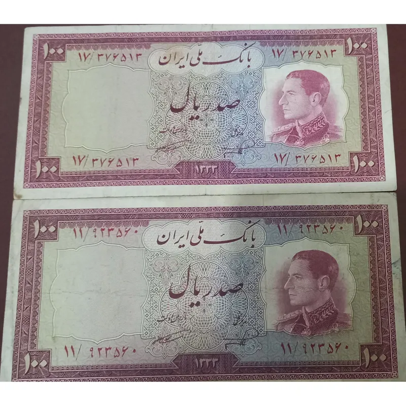 100 ریال نیمرخ