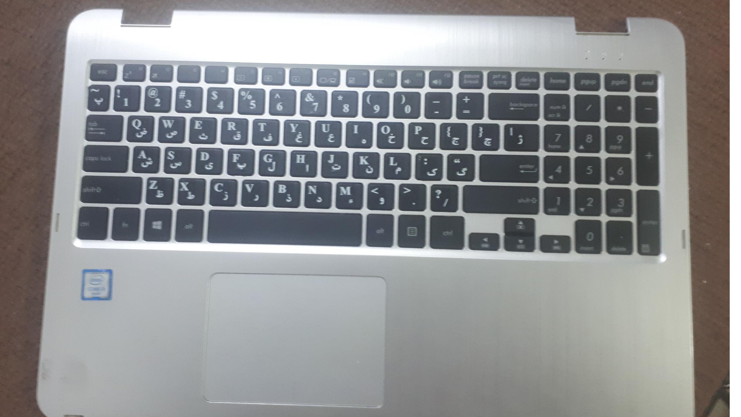 قاب c با کیبرد و تاچ پد asus tp501u