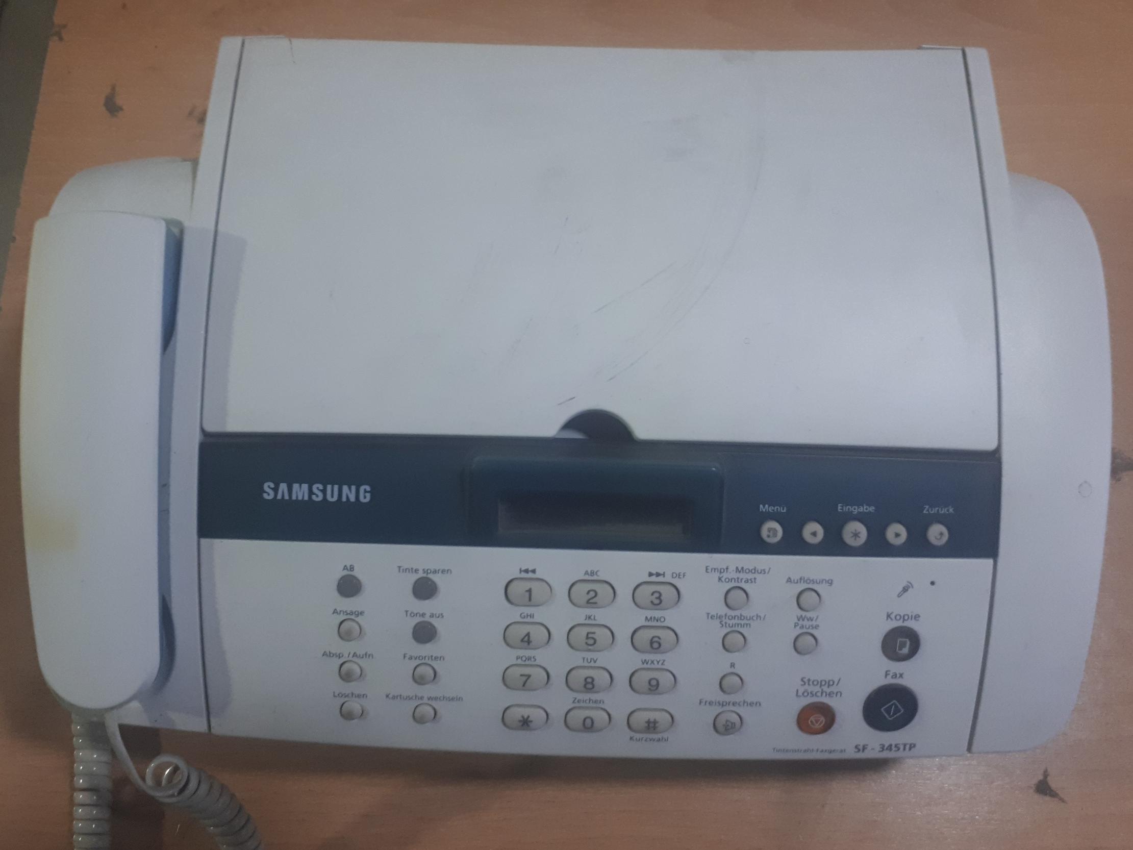 فکس samsung sf-345tp