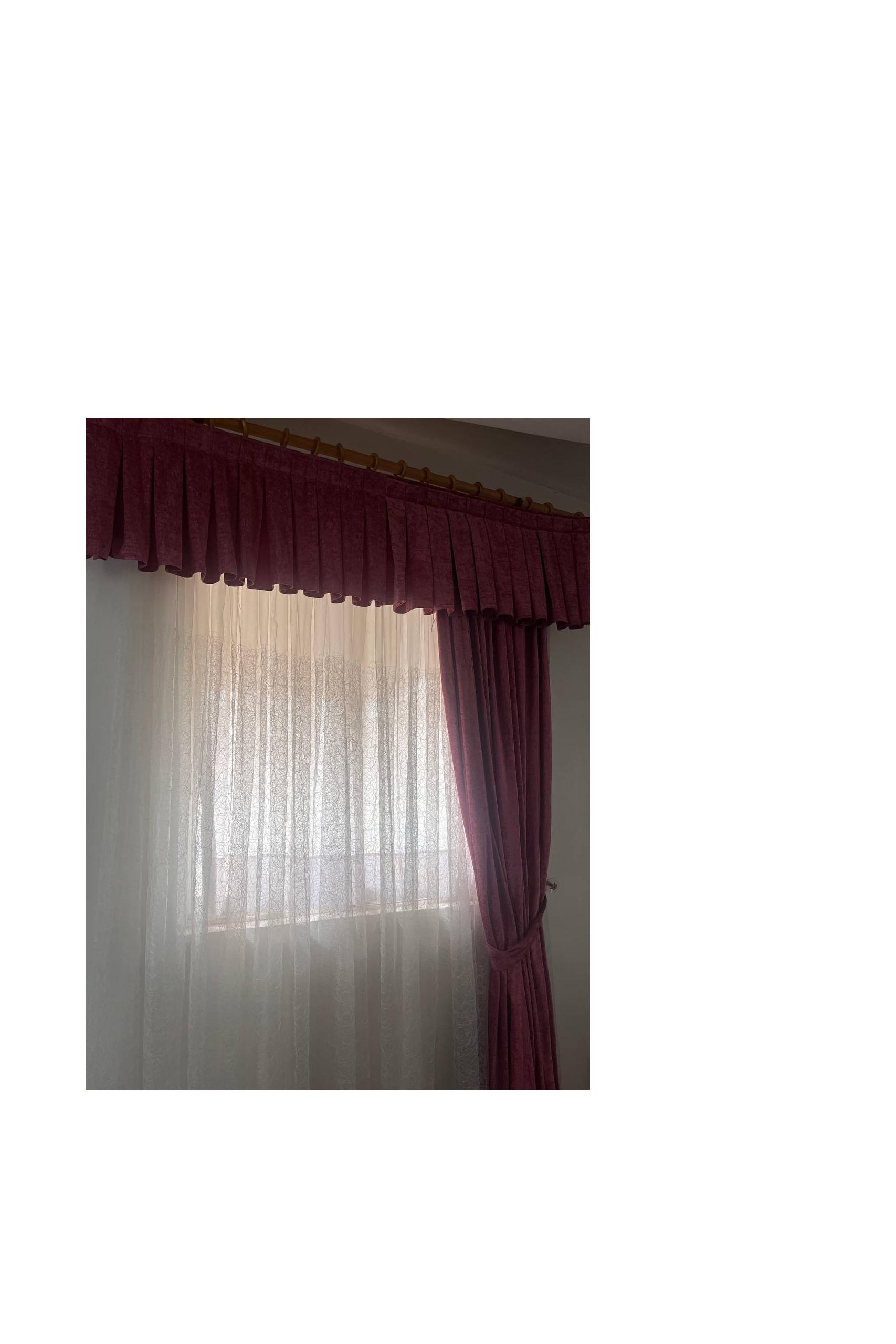 سه قواره پرده پنجره ای