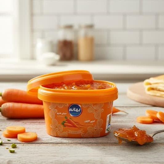 مربا هویج 200گرم بهانه ـ بسته 12 عددی