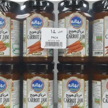 مربا هویج450گرم بهانه ـ بسته 12 عددی