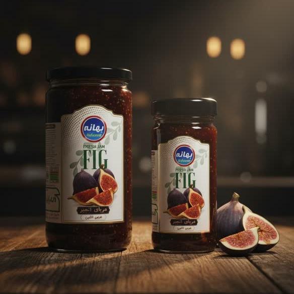 مربا انجیر 300گرم بهانه ـ بسته12 عددی