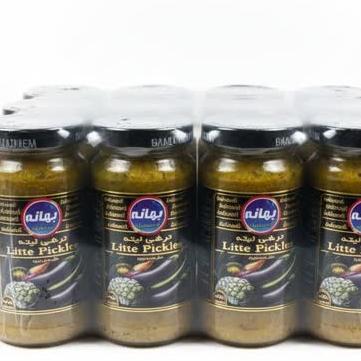 ترشی لیته 340 گرم بهانه ـ بسته بندی 12 عددی