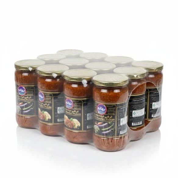 ترشی لیته بندری340 گرم بهانه ـ بسته بندی 12 عدد