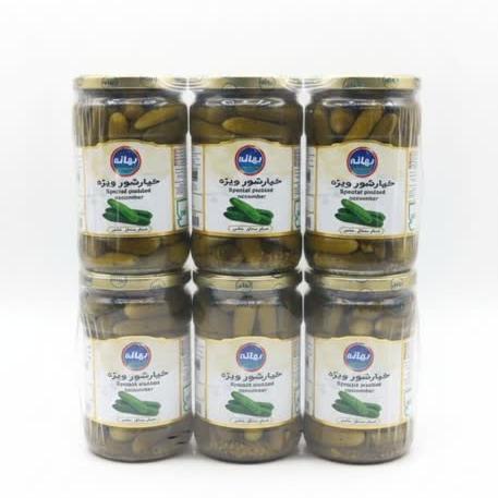 خیارشور ویژه 1500گرم بهانه ـ 12 عددی