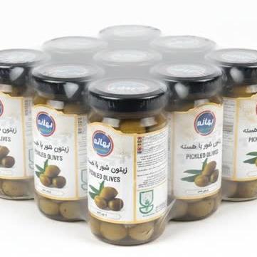 زیتون شور ویژه 500گرم بهانه بسته بندی 12 عدد