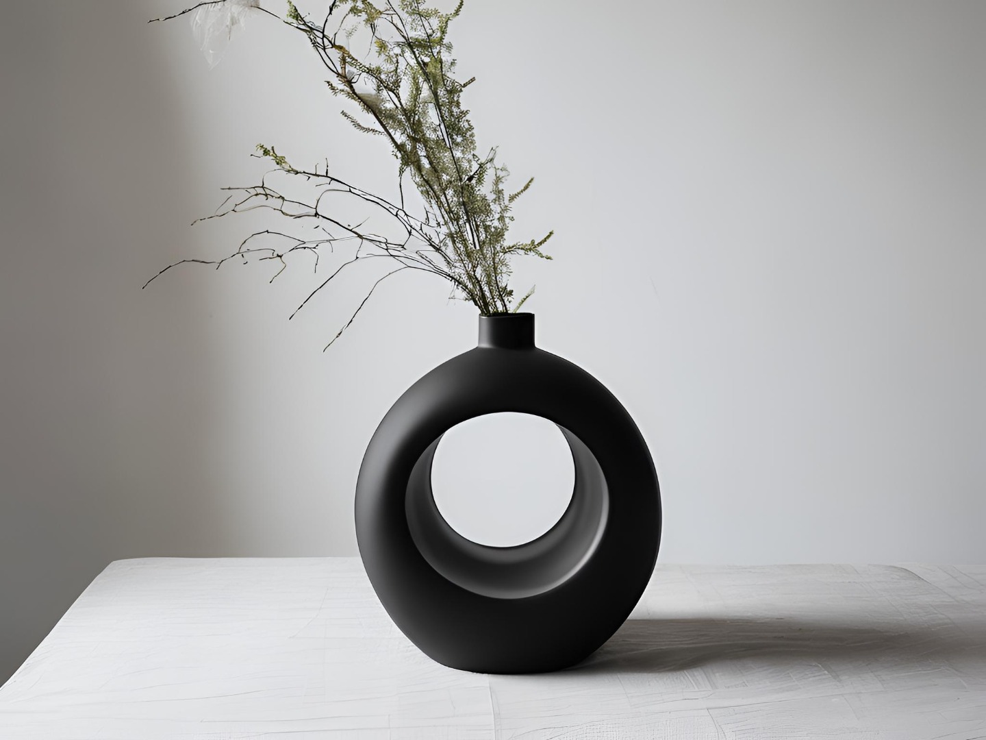 گلدان دکوراتیو Nova Art Circular Ring Vase