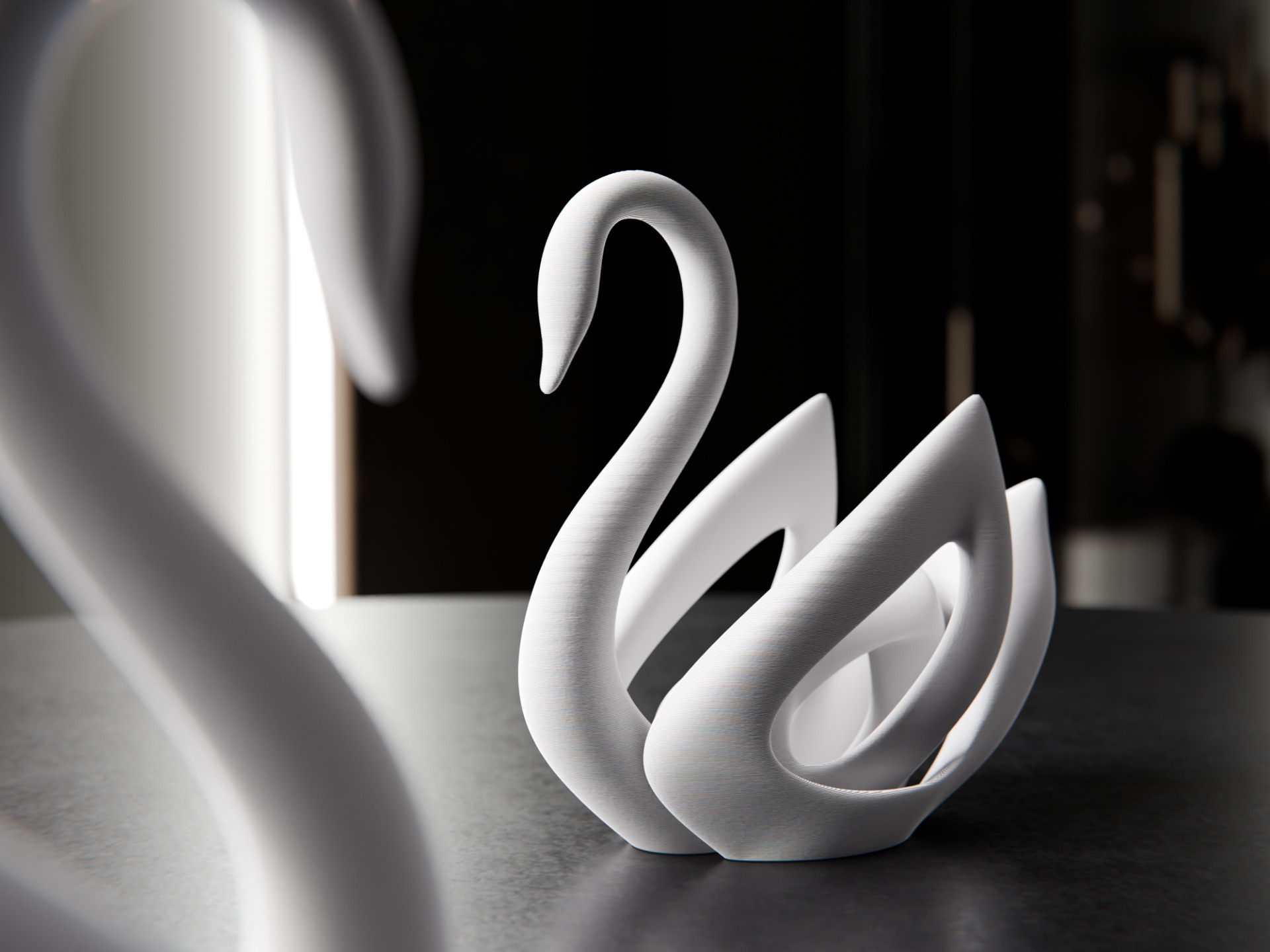 مجسمه دکوراتیو Nova Art Modern Swan
