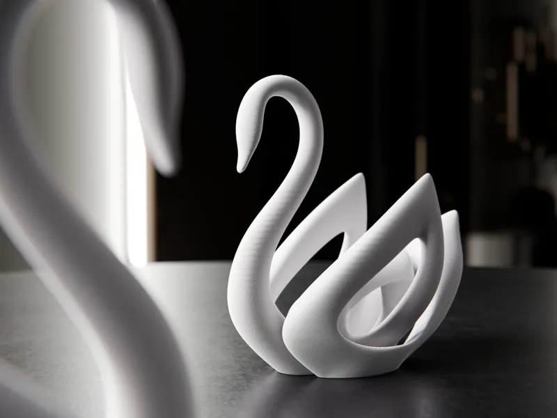 مجسمه دکوراتیو Nova Art Modern Swan (20 سانتی)
