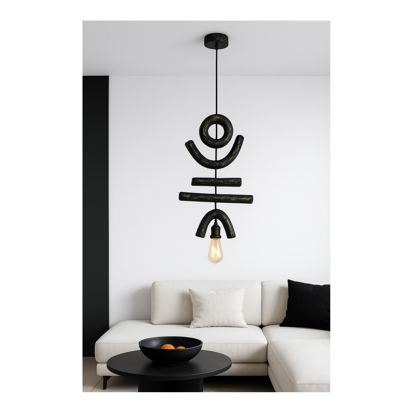 لوستر مدرن پاپیه ماشه