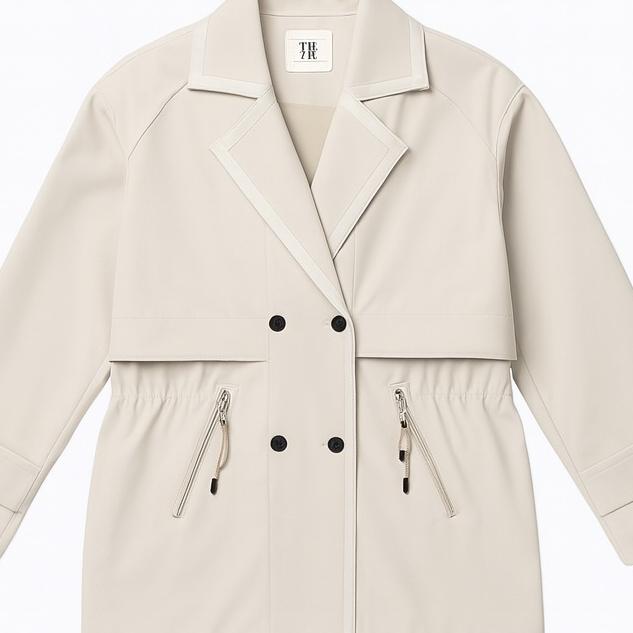 مانتو بارانی زنانه یقه انگلیسی