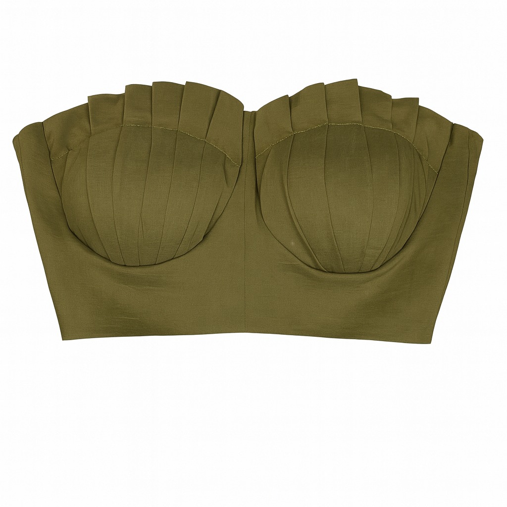 کراپ پلیسه زنانه سبز