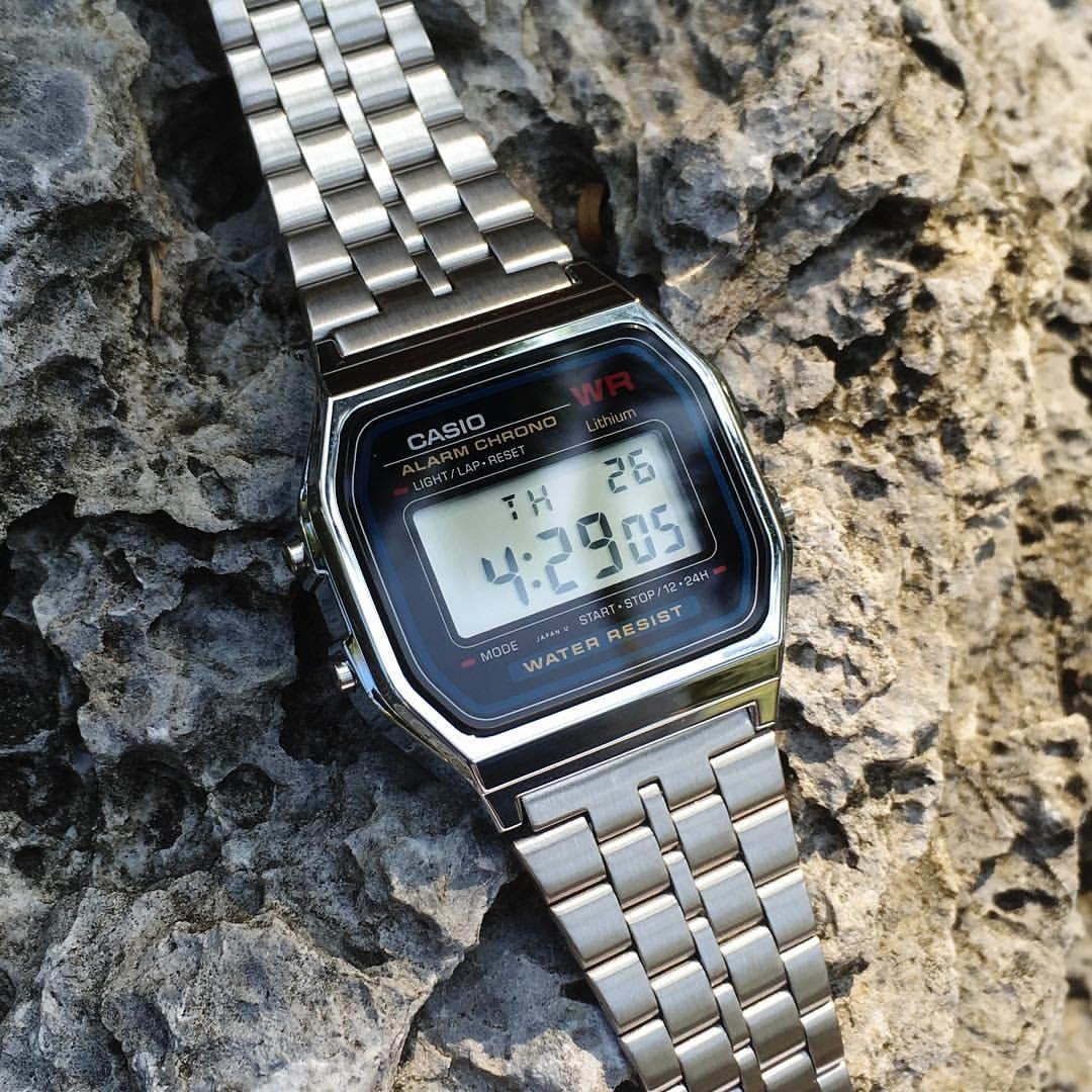 ساعت کاسیو casio نقره ای مدل a159