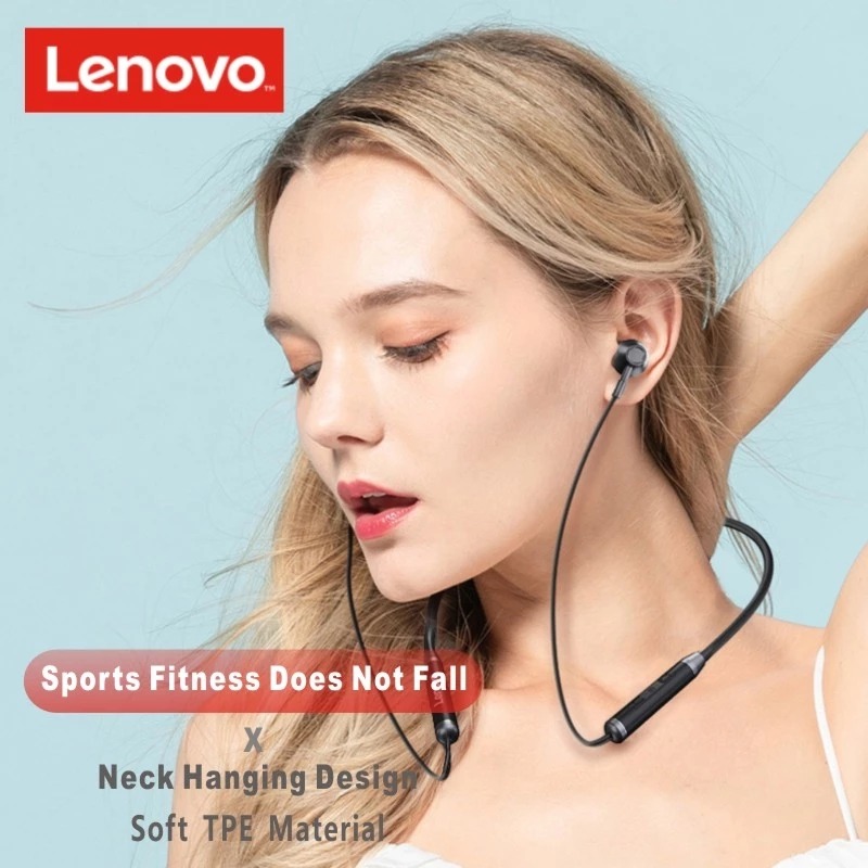 هندزفری بلوتوثی دورگردنی لنوو Lenovo HE05