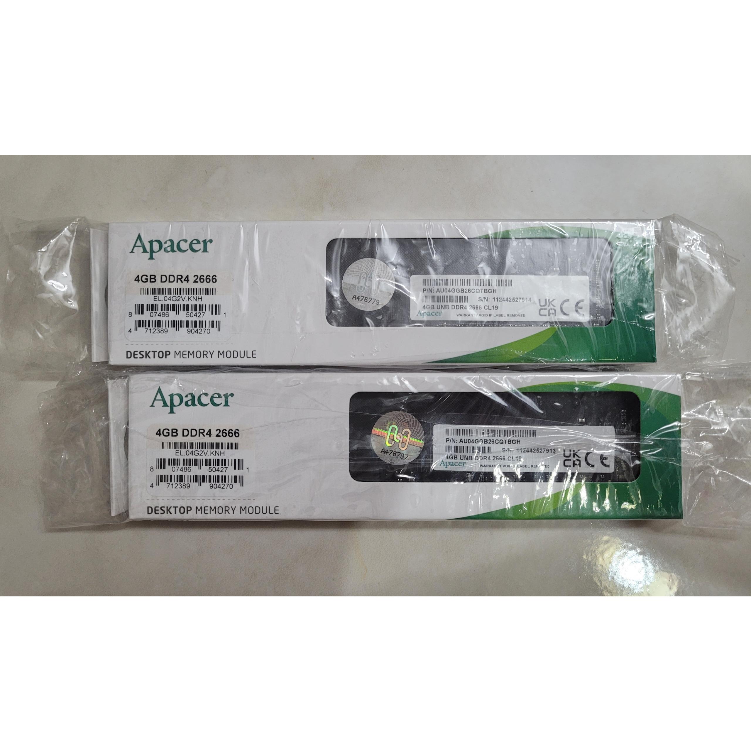 رم Apacer ddr4 2×4gb 2666