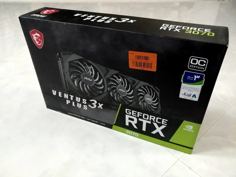 کارت گرافیک  msi RTX 3070  آکبند