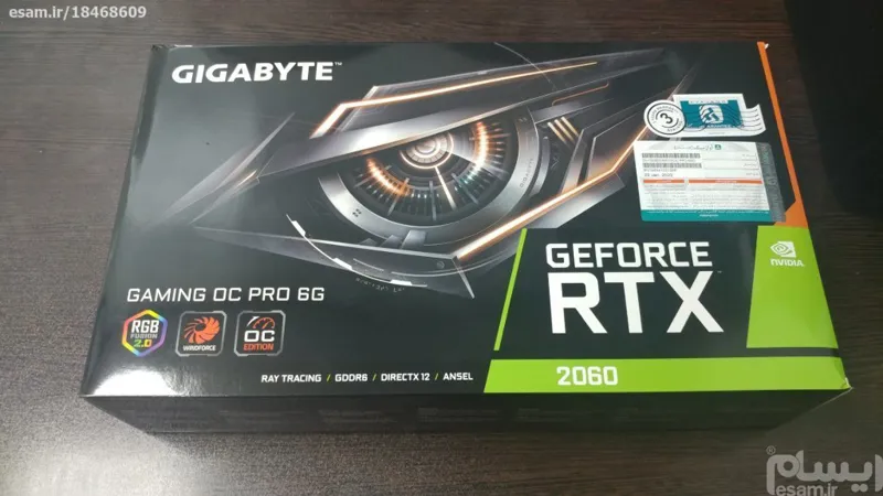 کارت گرافیک RTX 2060  آکبند