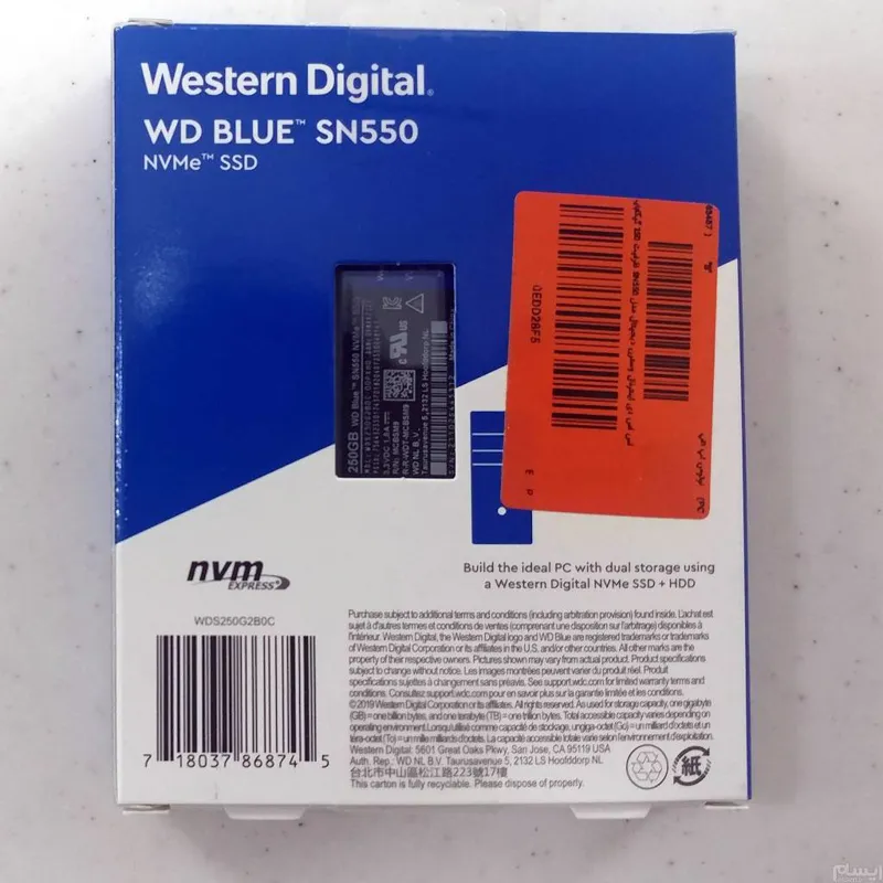  ssd nvme wd blue 250gb