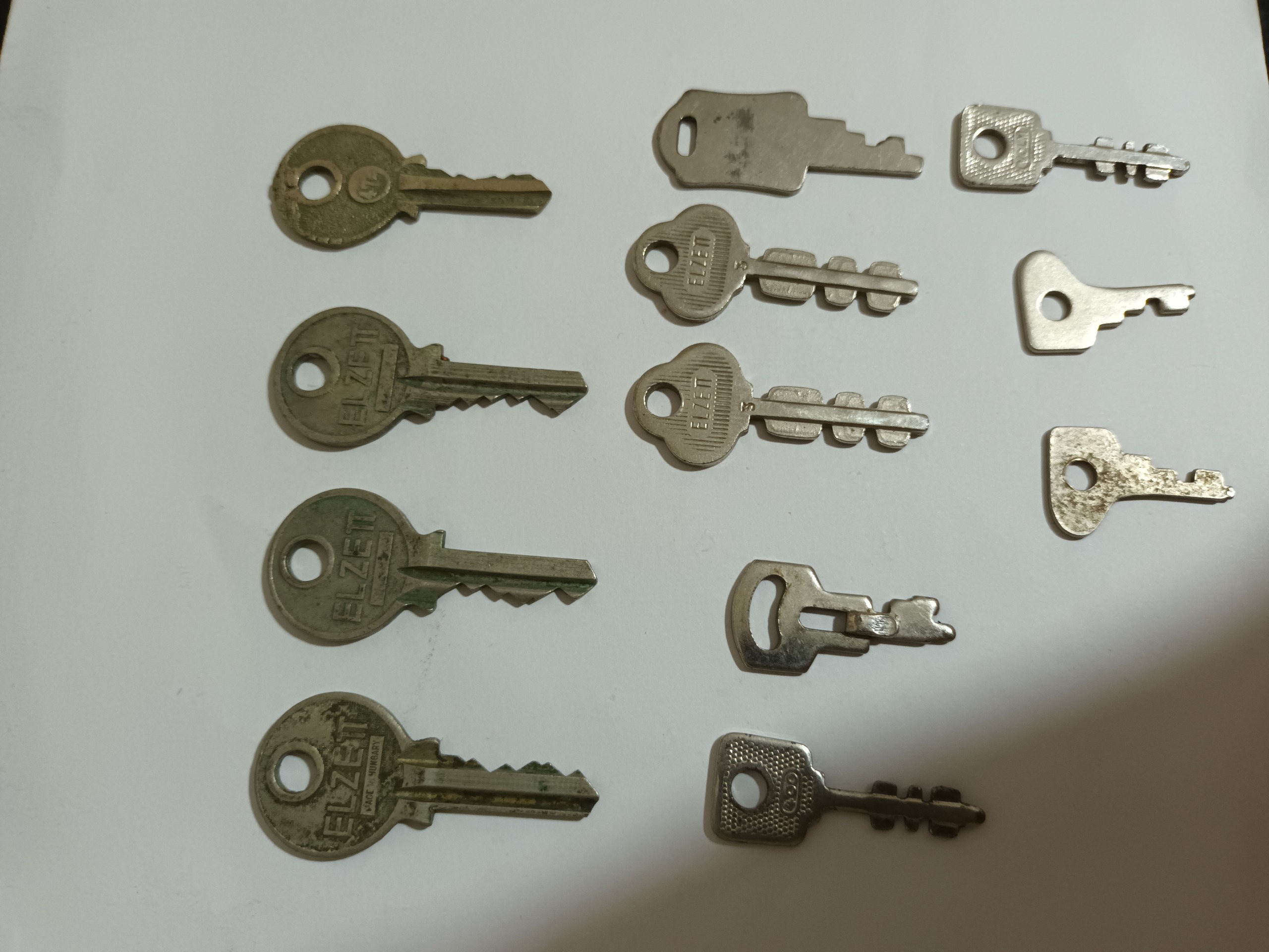 19 عدد کلید قدیمی