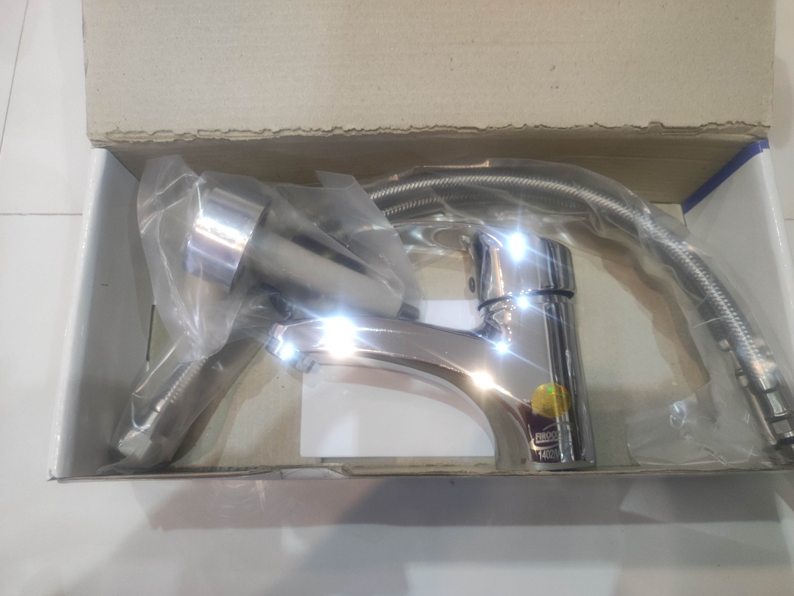 شیر روشویی ماهان کروم