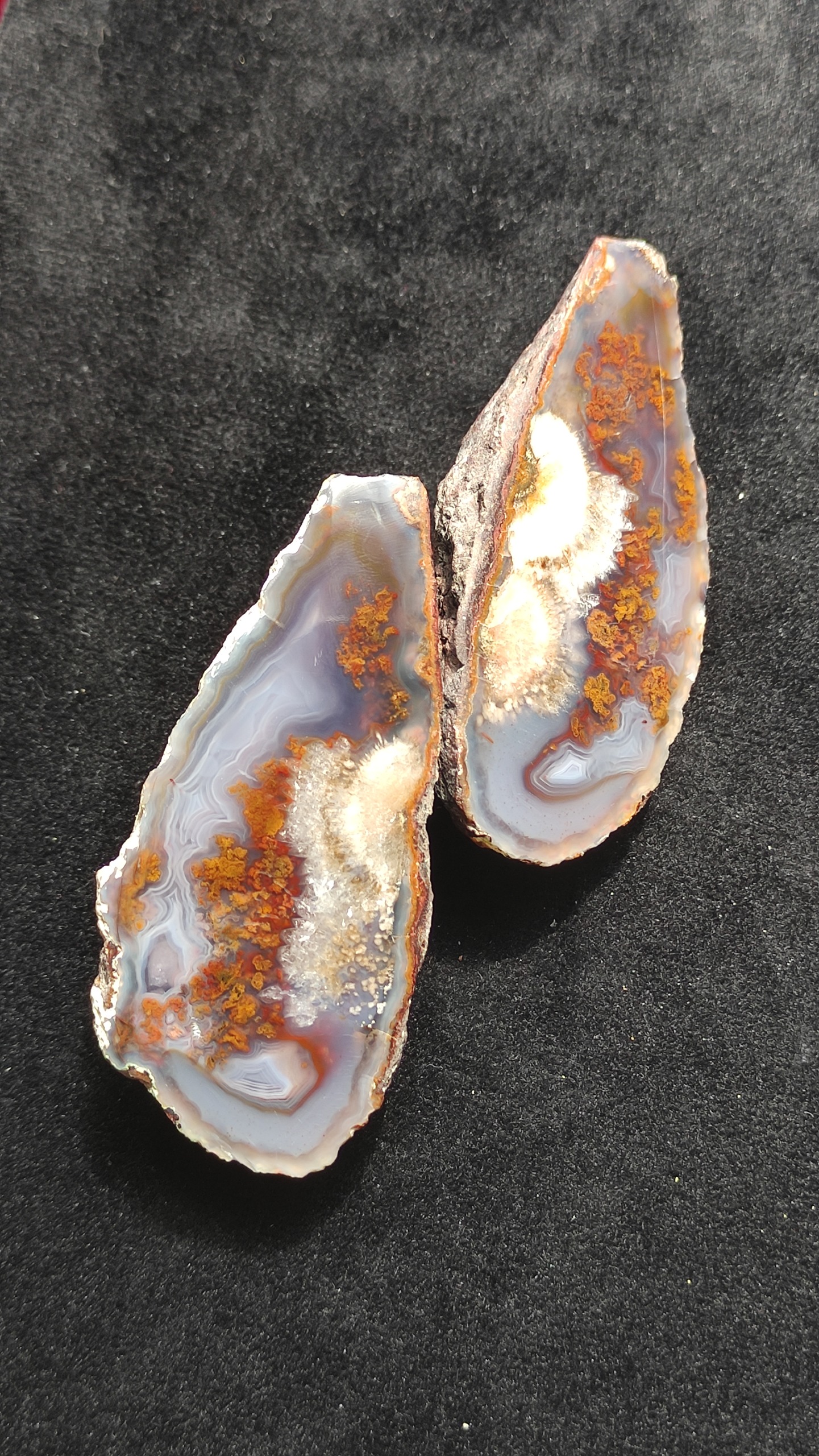 سنگ توپی عقیق سلیمانی شجردار