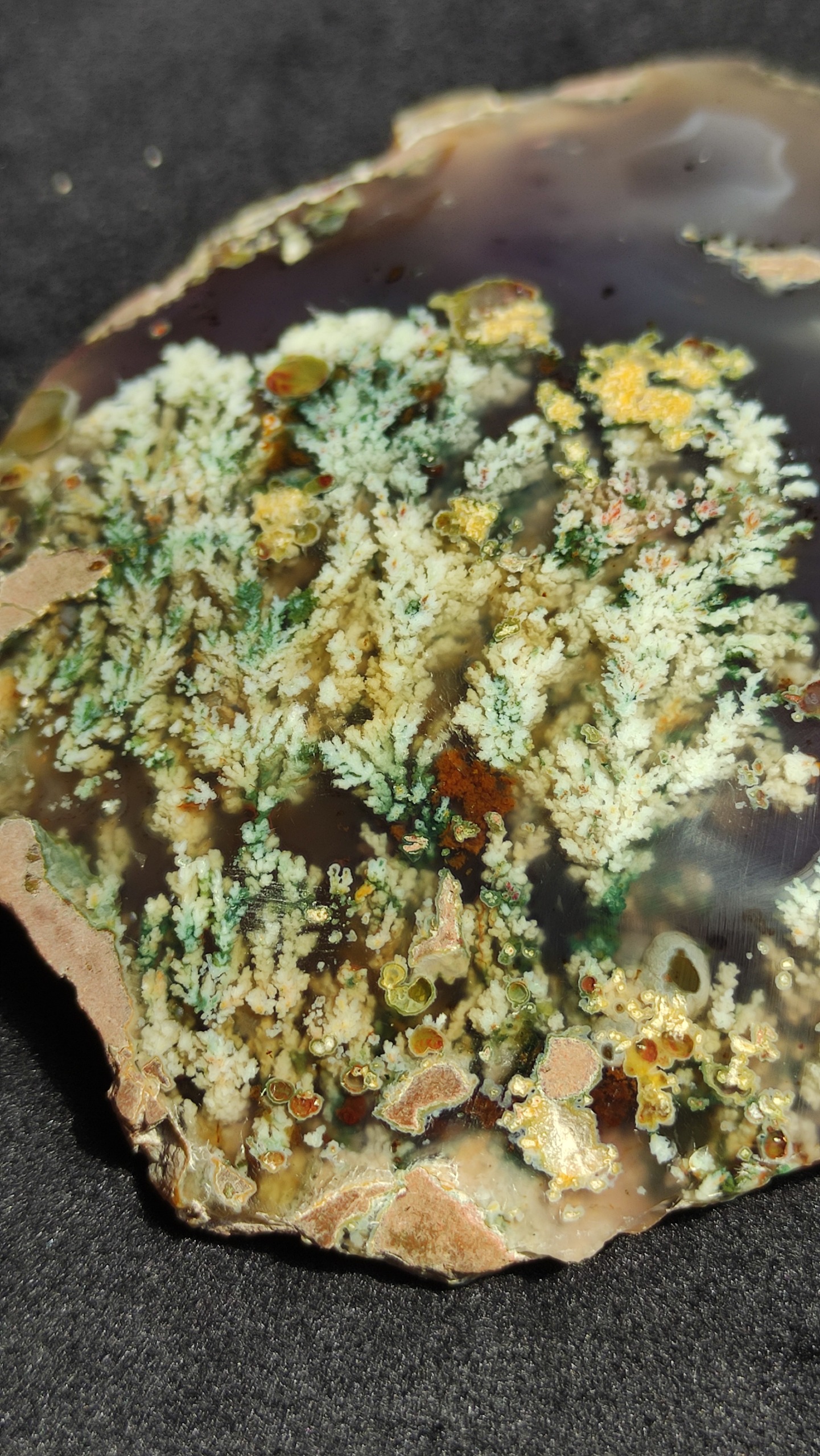 سنگ عقیق شجر هفت رنگ