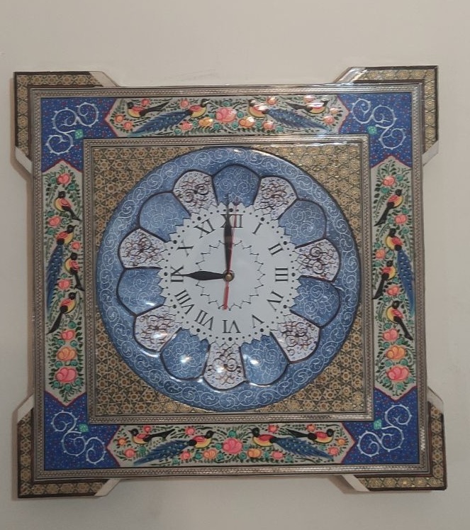 ساعت دیواری ( قلمزنی و...)