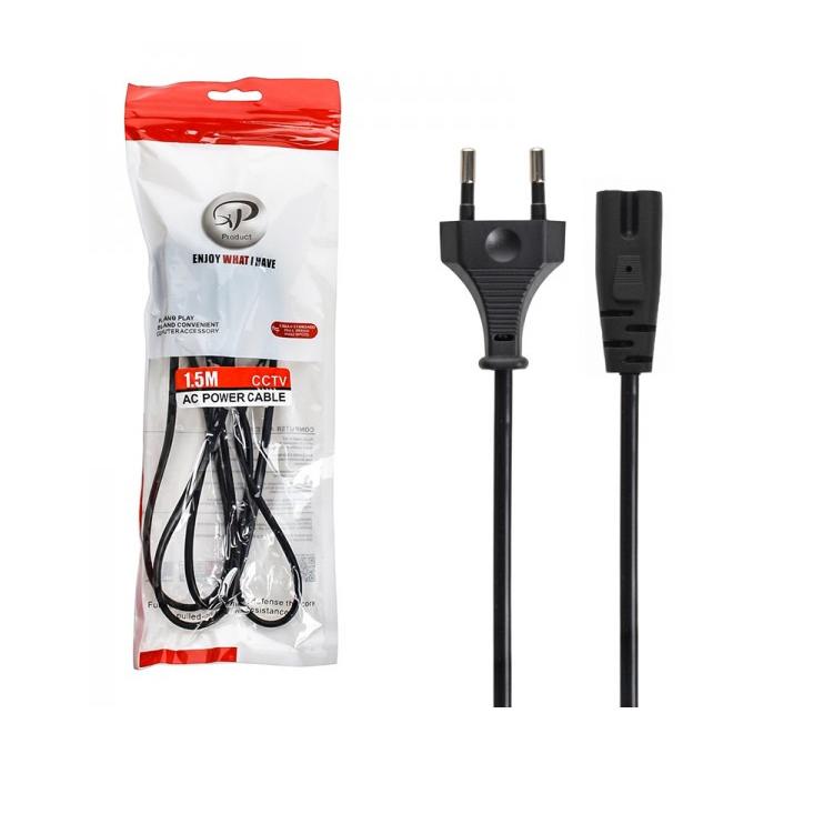 کابل برق 2 پین لپ تاپ XP مدل CCTV طول 1.5 متر