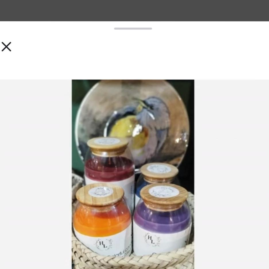 شمع شیشه ای معطر