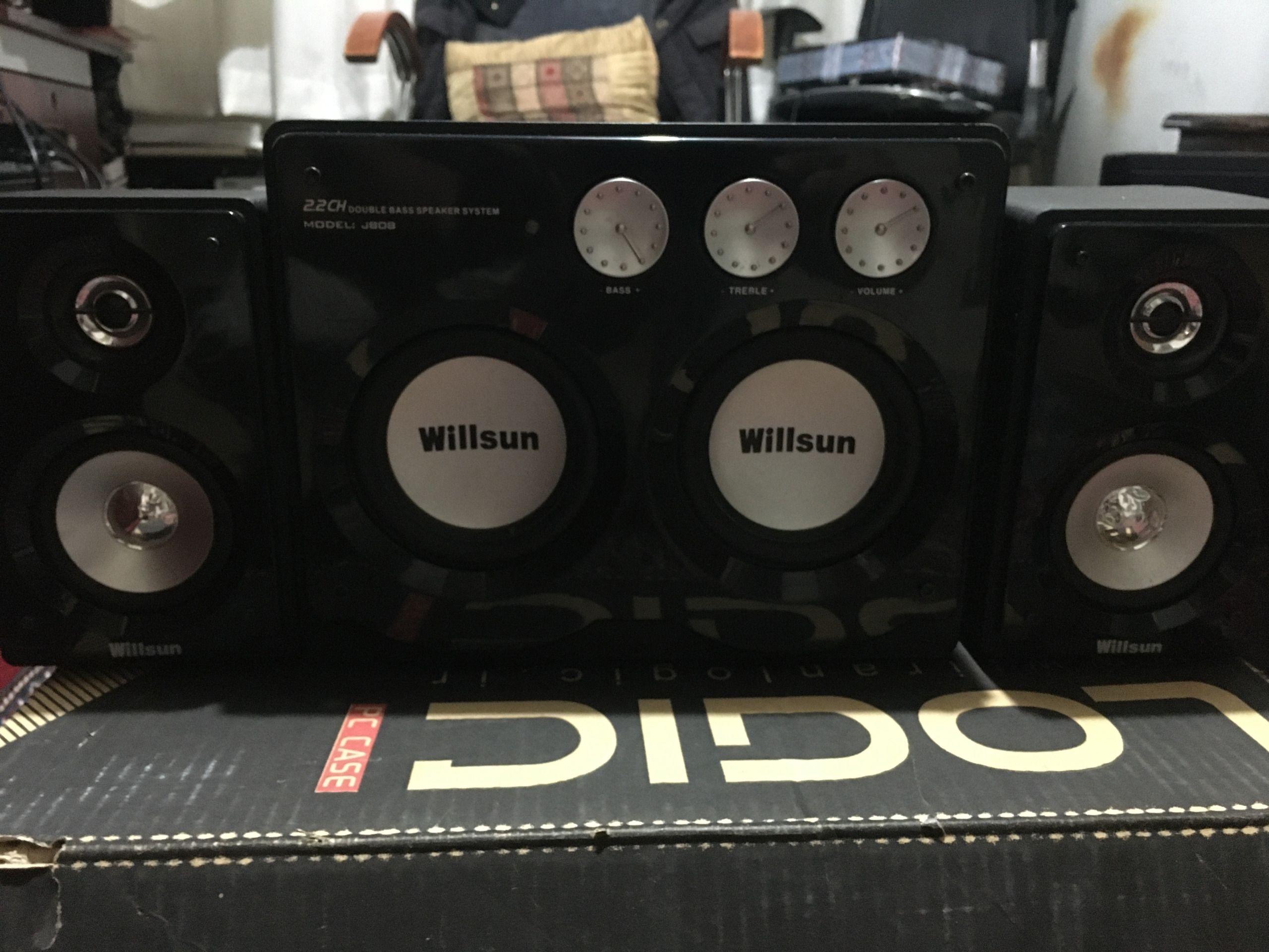 Speaker Desktop Willsun J808 Double Bass