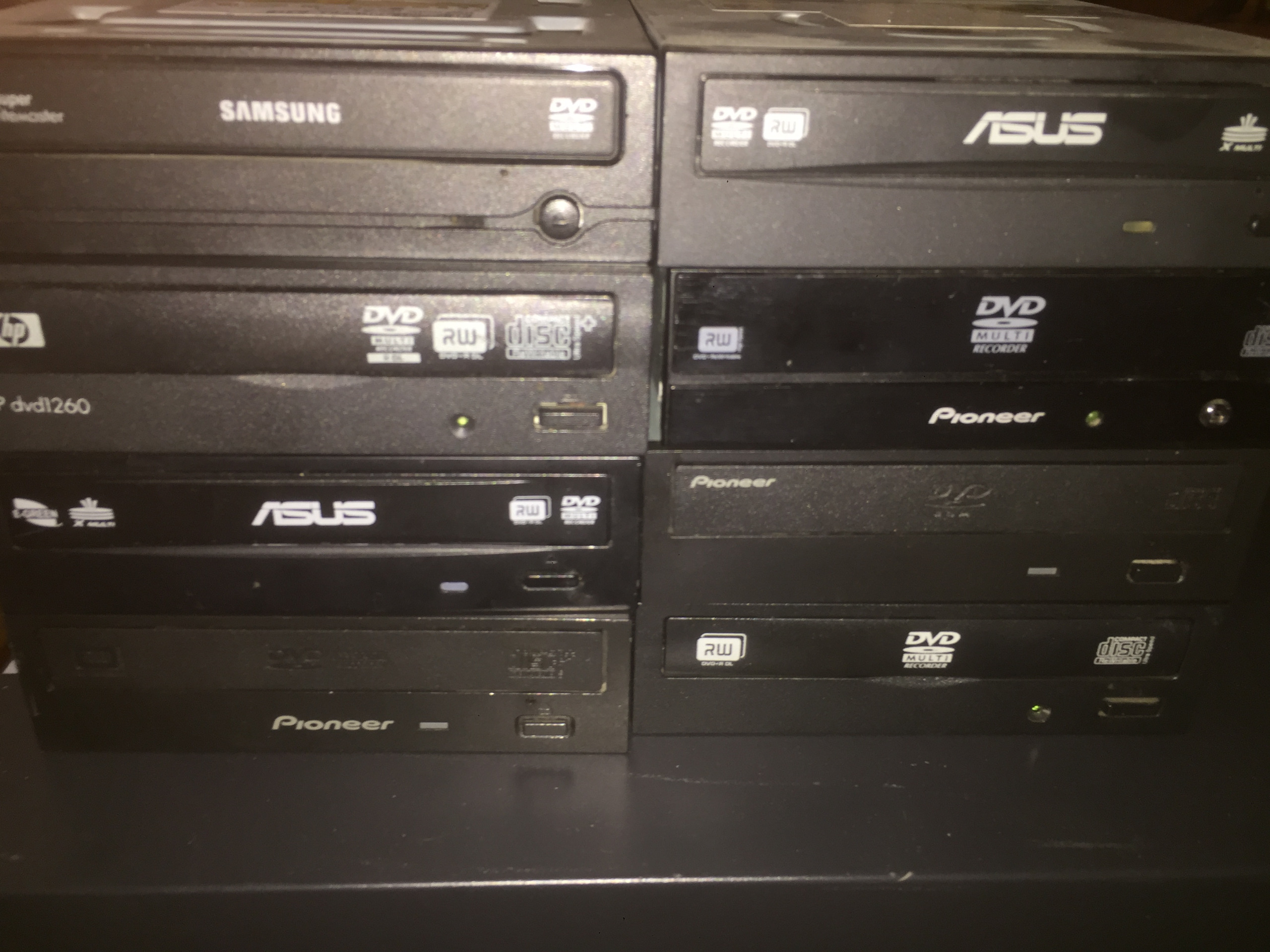 DVD WRITER Pioneer, ASUS, Samsung