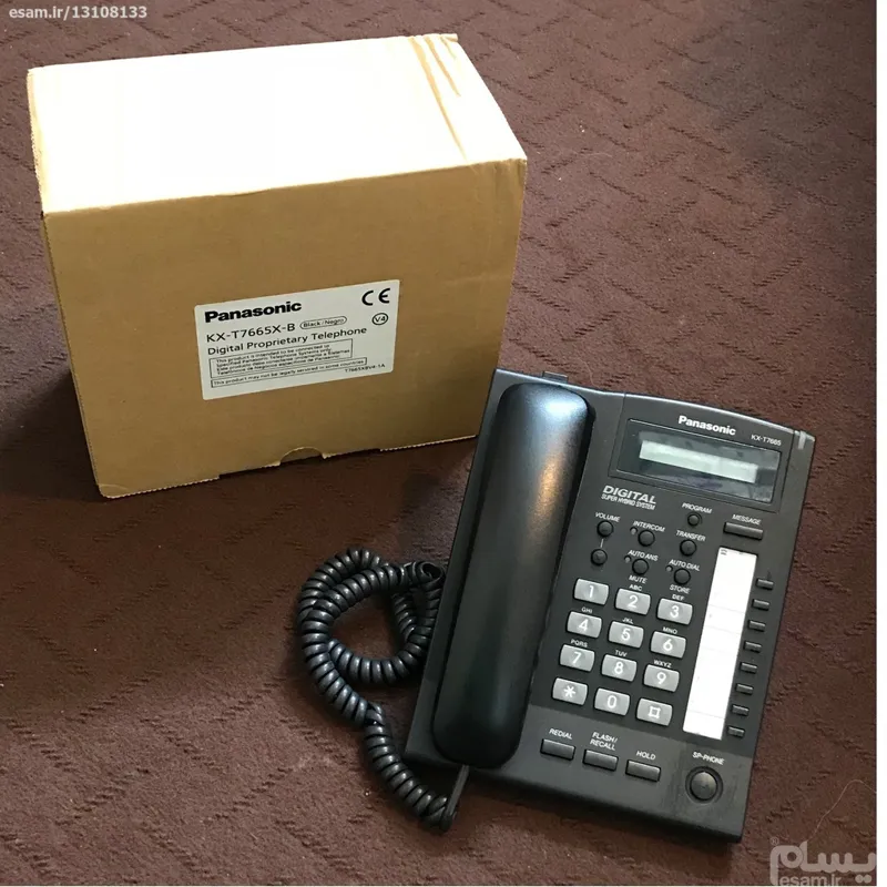 تلفن دیجیتال رومیزی پاناسونیک 7665