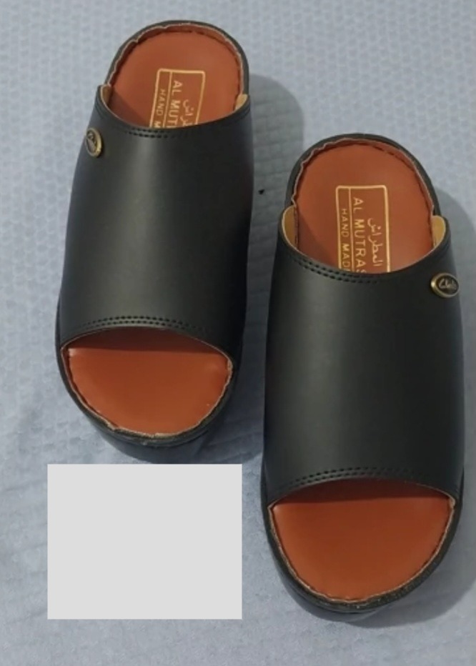 دمپایی عربی المطراش مردانه سایز 40 تا 44 رنگ سیاه